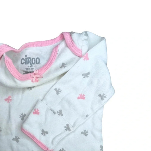 Onesie Bundle with Pink Hat! - Old Navy & Circo, 0-3 Months - Cotton - Picture 7 of 9